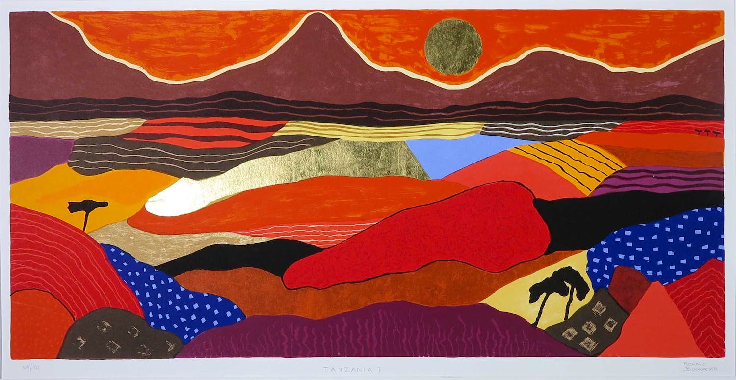 Ronald Boonacker - Zeefdruk, Tanzania I verkocht voor € 1!
