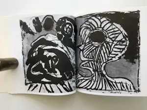 Pierre Alechinsky - 'Middelpunt en kantlijn' + 'Appel et Alechinsky' - 1988 /1982 - Zeer goed kopen? Bied vanaf 70!