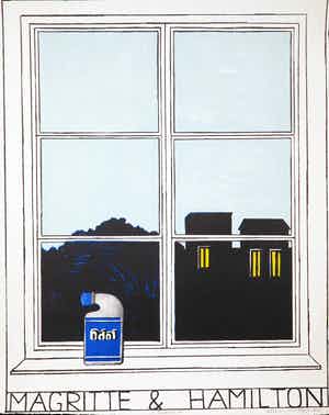 Reinier Lucassen - Litho, Stilleven met flesje Odol verkocht voor € 50!