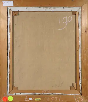 Shlomo Koren - Olieverf op doek, Zonder titel - Ingelijst kopen? Bied vanaf 500!