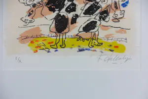 Kees Salentijn - Litho op papier, Vacos - Ingelijst kopen? Bied vanaf 50!