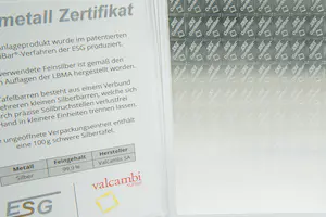 56 - Valcambi Suisse massief Zilveren .999 baartje - 100 x 1 gram - in plastic kopen? Bied vanaf 120!