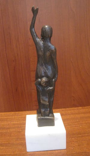 Brons (Onbekend) - Moeder met kind achter zich. kopen? Bied vanaf 40!