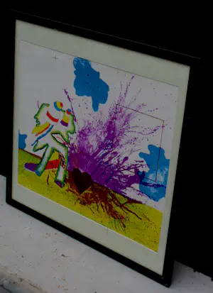 Horst Antes - Ingelijste litho: Symbiosion - 1967 kaufen? Bieten Sie von 250!