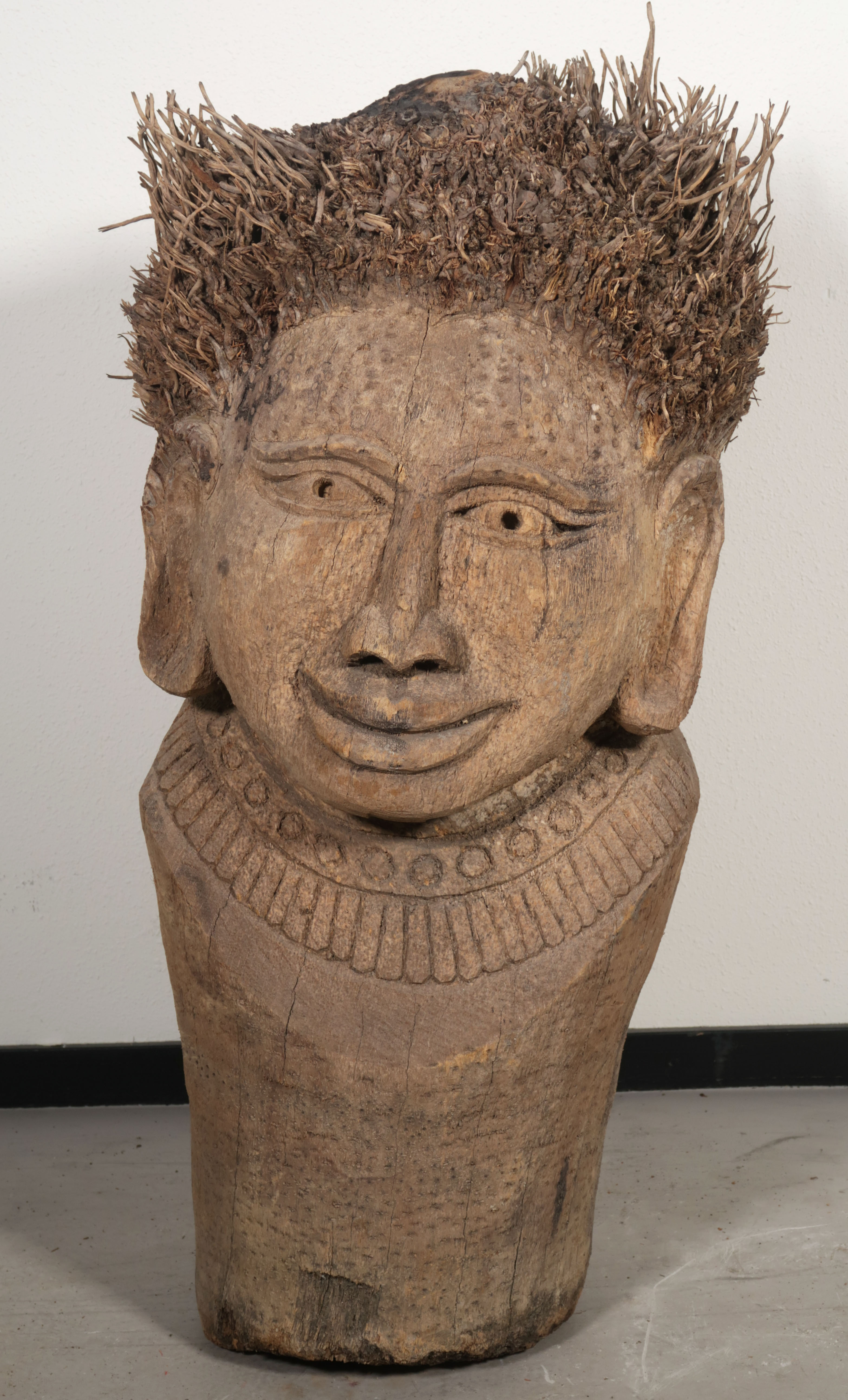 Niet of onleesbaar gesigneerd - Palmbomenhout, Kop 2 kopen? Bied vanaf 1!