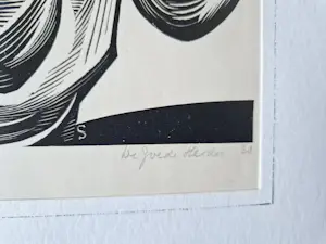 Johannes Bernards Sleper - een mooie en vroege (1953) kopergravure "de goede herder" gesigneerd kopen? Bied vanaf 30!