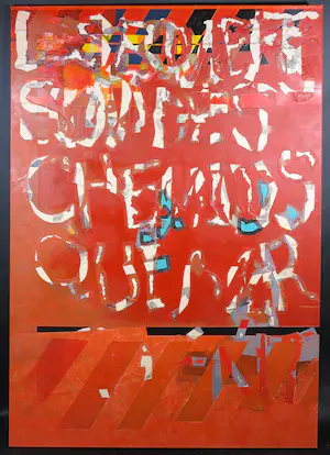 Christian Caburet - Gemengde techniek op doek, Le rivières II (Groot) kopen? Bied vanaf 200!