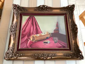 Niet of onleesbaar gesigneerd - Fraai schilderij , gesigneerd en ingelijst kaufen? Bieten Sie von 1!