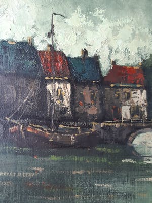 A. van der Heijden - Stadsgezicht kopen? Bied vanaf 85!