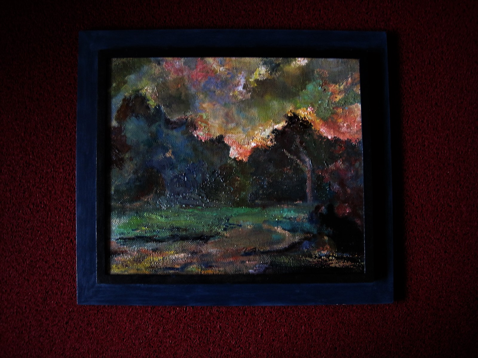 Maurits Verbist - Adembenemend olieverf "Landschap namiddag" van "de laatste Vlaams Expressionist" verkocht voor € 1!