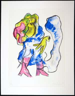 Jan Sierhuis - Litho, Flamenco verkocht voor € 50!