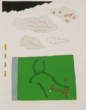 Harrie Gerritz - Litho, Het ontstaan van de stapelwolken kopen? Bied vanaf 10!