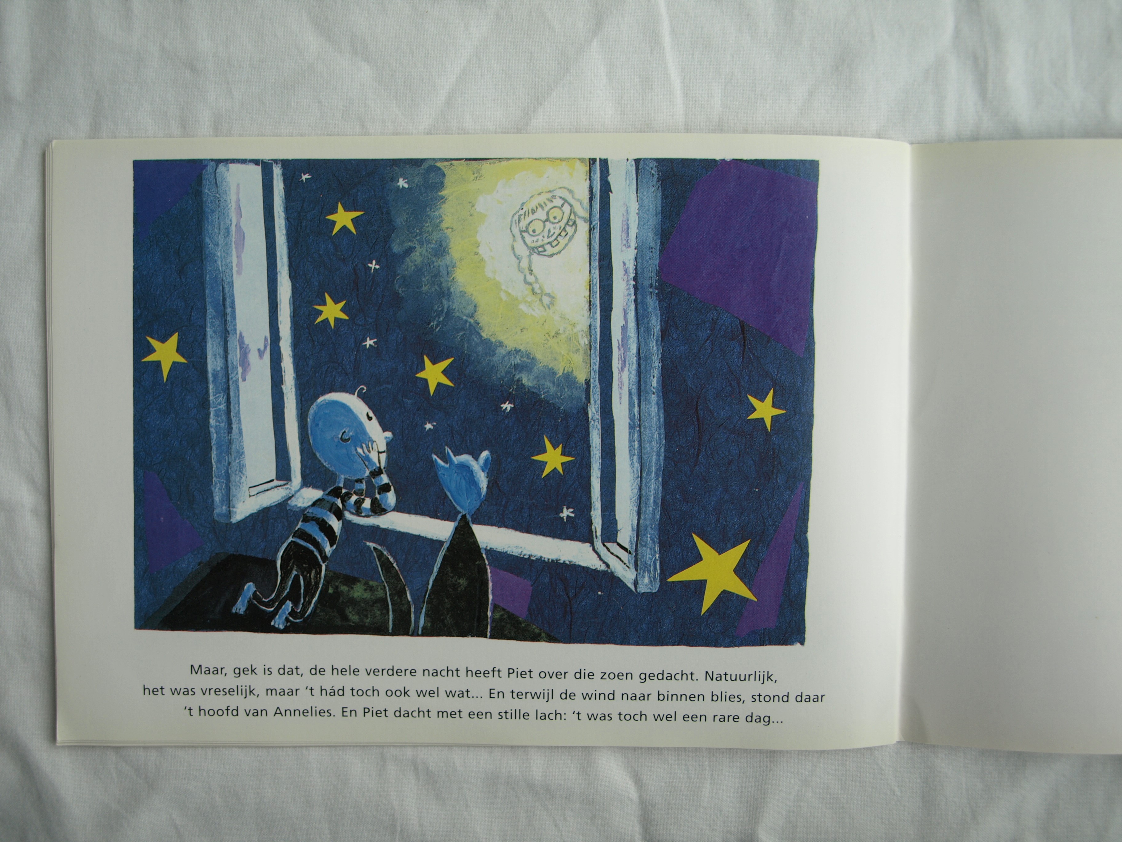 Daan Remmerts de Vries - Acryl en collage , Het leven is raar 14 – Ingelijst-1997 kopen? Bied vanaf 40!