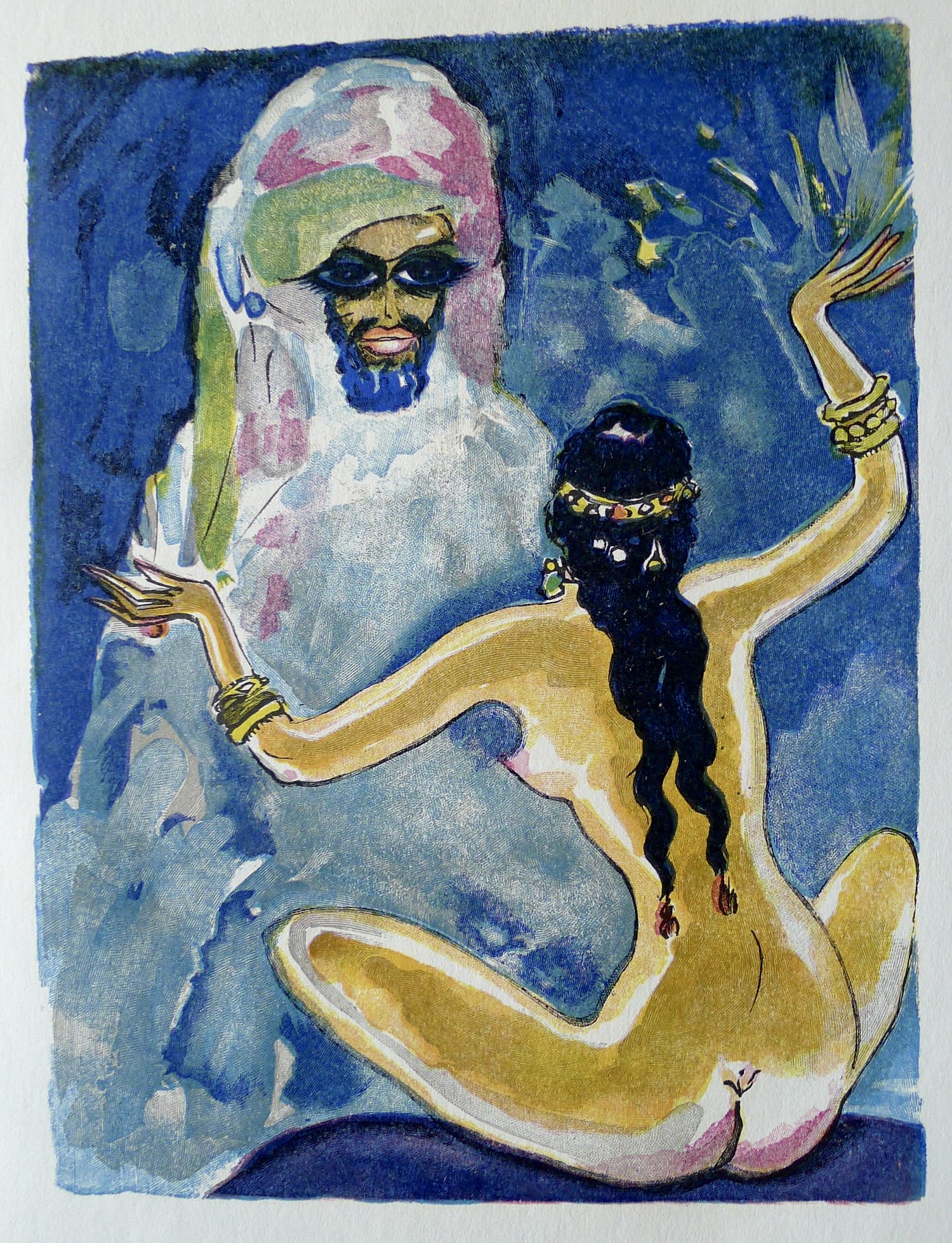 Kees van Dongen - Gravure 1001 nacht: 'Et Schahrazade commença' verkocht voor € 10!