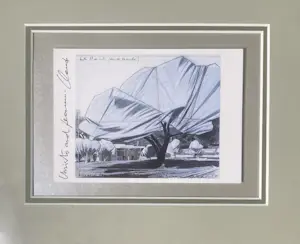 Christo - Gesigneerde Art Card "Wrapped Trees" + mooi boek kopen? Bied vanaf 169!