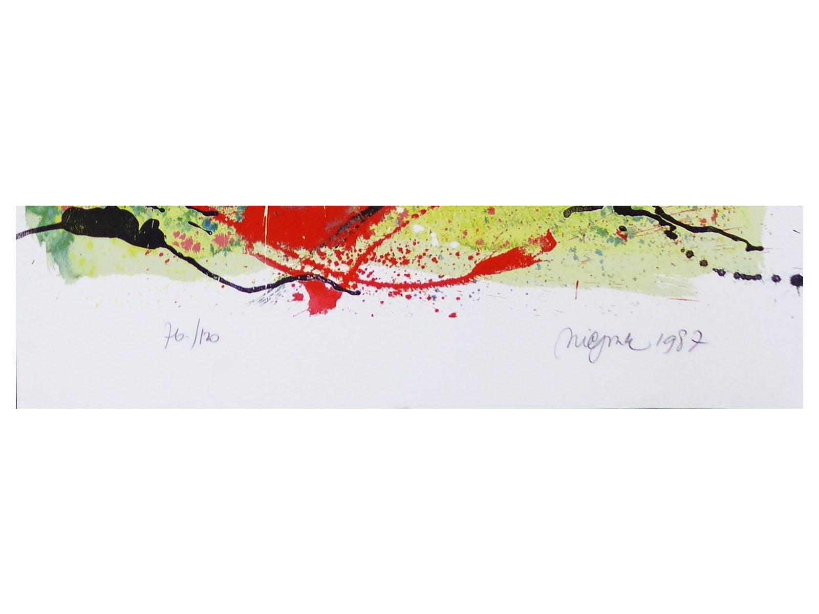 Nic Jonk - Zeefdruk, "Pacific Ocean 1" . kopen? Bied vanaf 80!