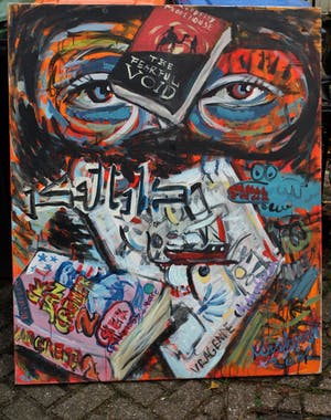 Peter Klashorst - Acrylverf op doek , “Ik Jan Cremer” - 120 x 100 cm – 2002 kopen? Bied vanaf 425!