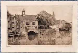 Jan Sirks - Aelbrechtskolk Delfshaven 1912 170-JS kopen? Bied vanaf 40!