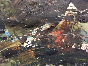 Wladimir Zwaagstra - Olieverf op doek, Abstracte compositie (Groot) kopen? Bied vanaf 150!