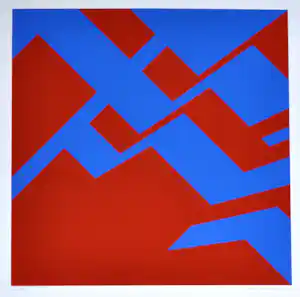 Guy Baekelmans - Zeefdruk - Gesigneerd - 54x42 cm - 1977 verkocht voor € 65!