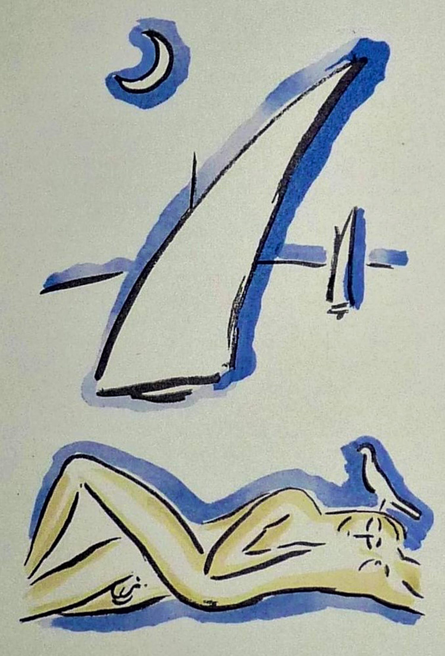 Kees van Dongen - Pochoir uit La Garconne 1925 verkocht voor € 140!