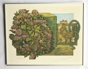 Rob Clous - ets/ aquatint - Tuinwijk VI - gesigneerd - 6/40 - ingelijst kopen? Bied vanaf 1!