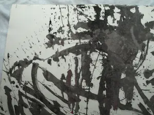 Anton Heyboer - Acrylverf , Abstracte voorstelling Kotter IJmuiden YM348 – 79 x 107 cm. kopen? Bied vanaf 150!