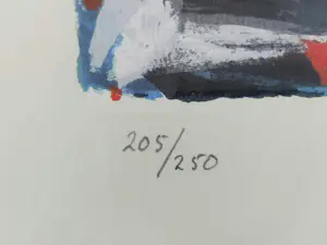 Theo Wolvecamp - Theo Wolvecamp orginele litho met lijst handgesigneerd 1989 Cobra kopen? Bied vanaf 225!