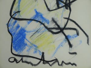 Anton Heyboer - Pastel, “Moeder en kind” – gesigneerd & ingelijst kopen? Bied vanaf 1!