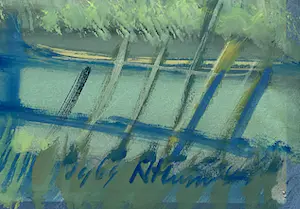 Nico Huppes - gemengde techniek - 'Molen de Onrust' - Naardermeer kopen? Bied vanaf 75!