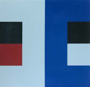 Dirk Huizer - Zeefdruk, Zonder titel - Ingelijst verkocht voor € 35!