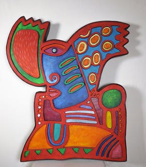 Clemens Briels - Wandsculptuur, El suspiro del viento en las alas (Groot!) kopen? Bied vanaf 500!