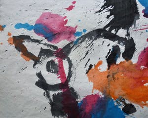 Anton Heyboer - De oervogel krachtige kleurige schildering . kopen? Bied vanaf 275!