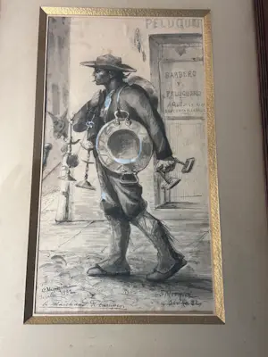 Karl (Charles) Meunier - Le marchand de lampes (Sevilla) kopen? Bied vanaf 395!