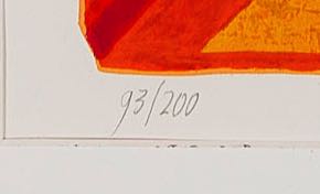 Clemens Briels - The closing of the chain - Zeefdruk op papier - gesigneerd r.o. - oplage 93/200  kopen? Bied vanaf 50!