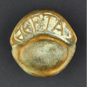 Inka Klinckhard - Bronzen penning: Mond met kin, 1978 kopen? Bied vanaf 75!