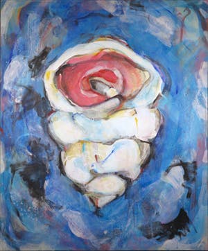 Christine Spierings - Olieverf op doek, z.t. Cocon (Groot) kopen? Bied vanaf 1!