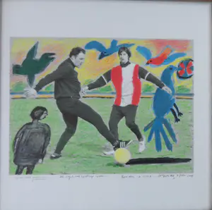 Corneille - JOHAN CRUIJFF / KIST MET 5 KLEURZEEFDRUKKEN / VERZAMELOBJECT / € 2.195 kopen? Bied vanaf 295!