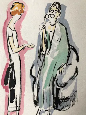 Kees van Dongen - Kees van Dongen - Het gesprek - 1925 kopen? Bied vanaf 125!