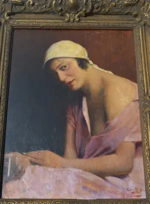 Armin Glatter - Stilleven van dame met sigaret. kopen? Bied vanaf 300!