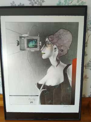 Paul Wunderlich - Gut getroffen verkocht voor € 35!