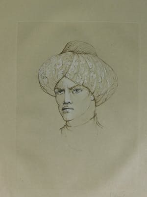 Leonor Fini - Man with turban kopen? Bied vanaf 25!