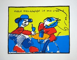 Herman Brood - Zeefdruk, Niets menschelijks is ons vreemd kopen? Bied vanaf 150!