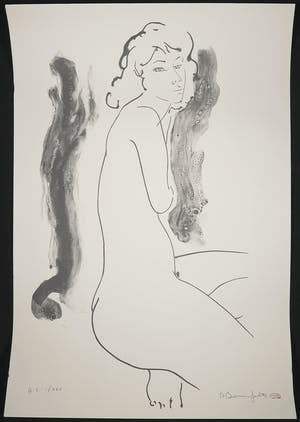 Alain Bonnefoit - Litho, Naked Woman kopen? Bied vanaf 1!