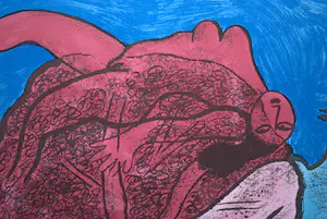 Corneille - grote lithografie - 50 ans d'estampes kopen? Bied vanaf 75!