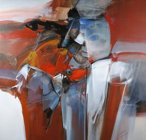 Wilfred Lang - Acryl op doek, Zonder titel (Groot) kopen? Bied vanaf 250!