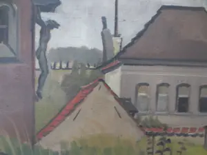 Anne-Pierre De Kat - Dorpsgezicht Belgie 1930 kopen? Bied vanaf 400!