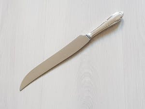 Georg Nilsson - Broodmes, 6 Dinermessen 6 Dinerlepels - Model Riche 694 kopen? Bied vanaf 1!