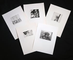 Luis Filcer - Lot van vijf etsen kopen? Bied vanaf 1!