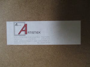 Henk Vierveijzer - Grote ingelijste litho kopen? Bied vanaf 70!